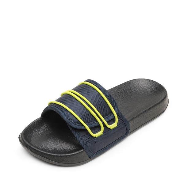 Boys Girls Slide Water Shoes - NAVY YELLOW -  0